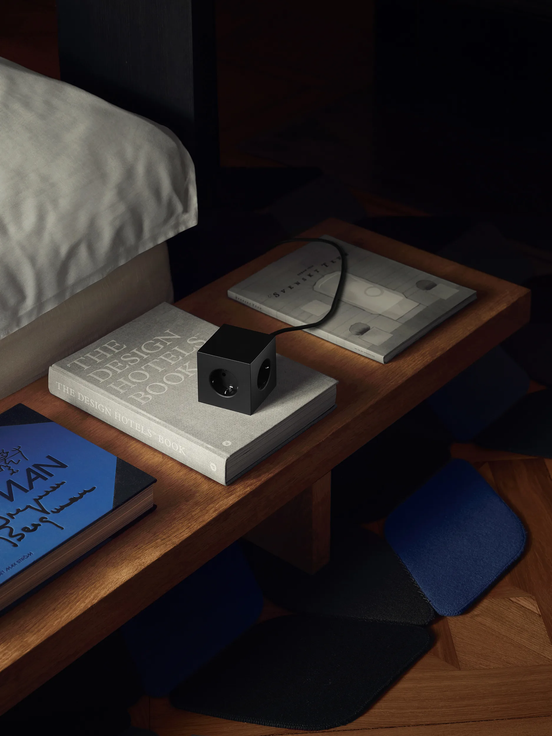 Square 1 grenuttag USB-C 30W 3 m, Stockholm Black Avolt