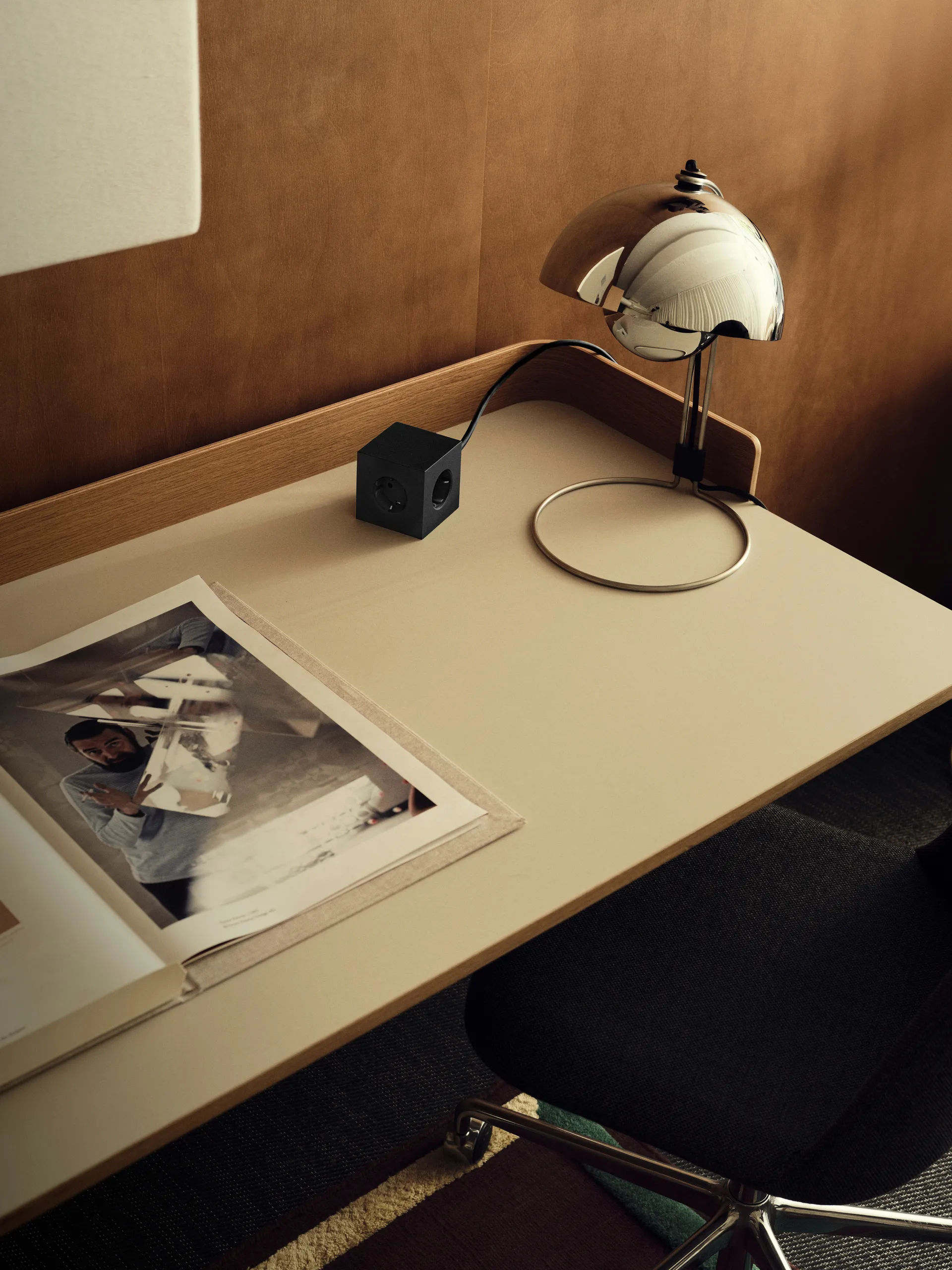 Square 1 grenuttag USB-C 30W 3 m, Stockholm Black Avolt