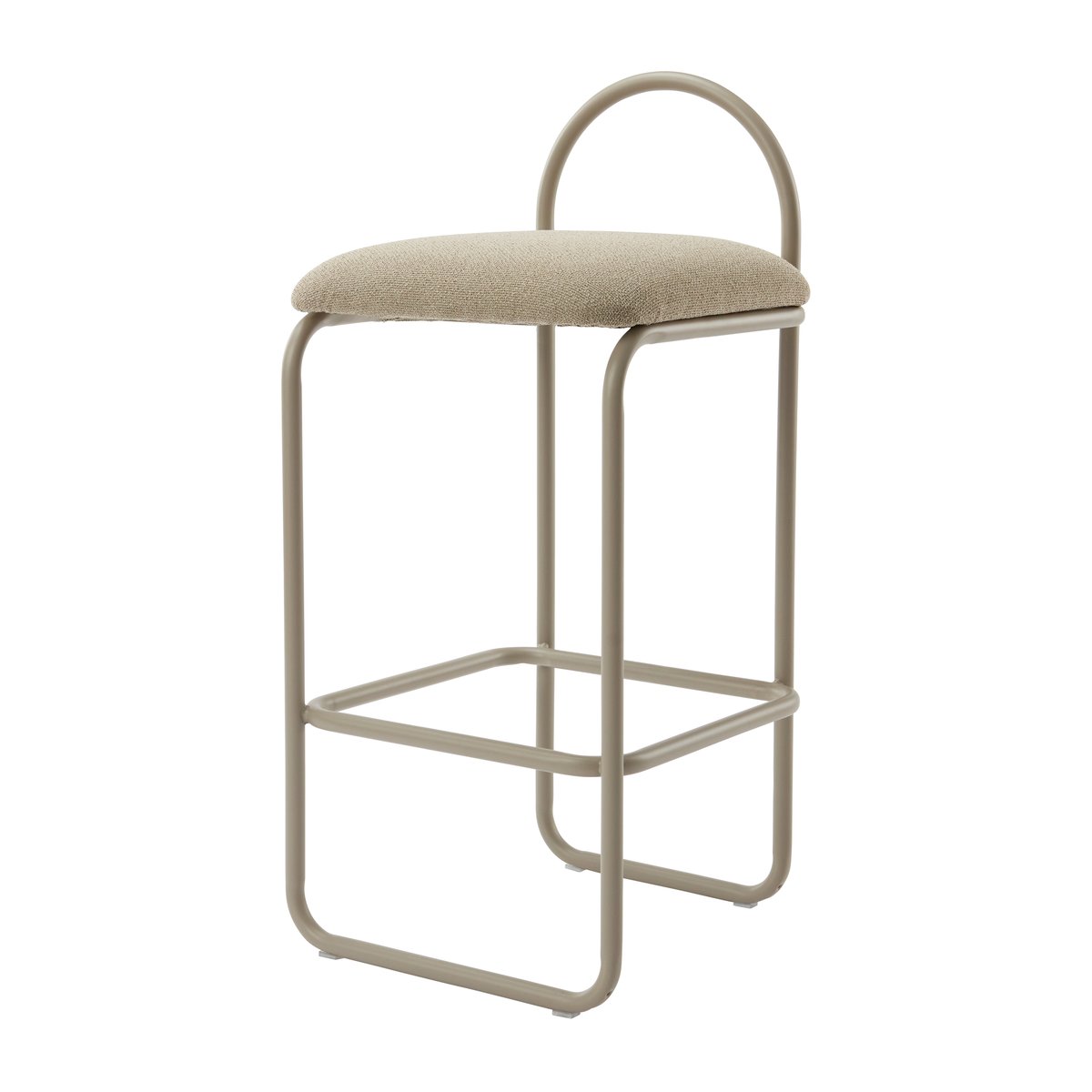 AYTM Angui barstol bouclé Taupe | Skandinavisk Design | Barstolar | Beige