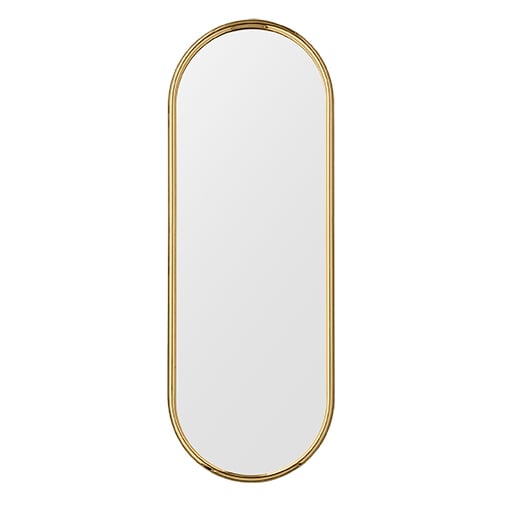 AYTM Angui spegel oval 108 cm guld | Skandinavisk Design | Väggspeglar | Guldfärgad