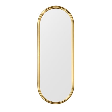 AYTM Angui spegel oval 78 cm guld | Skandinavisk Design | Väggspeglar | Guldfärgad