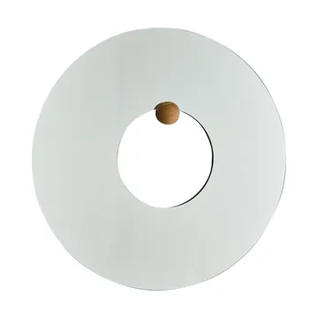 Castellum väggspegel Ø80 cm - Clear-oiled oak - AYTM