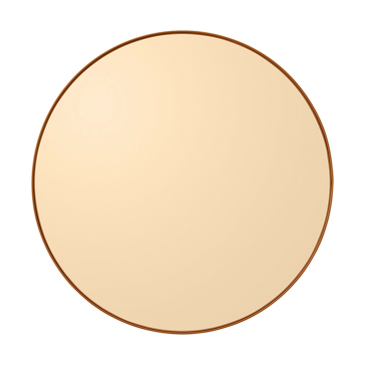 AYTM Circum spegel 50 cm Amber | Skandinavisk Design | Runda speglar | Orange