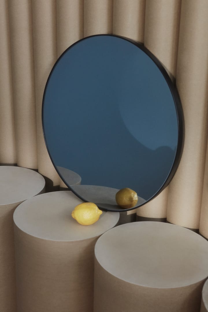 Circum spegel Ø50 cm - Tonat glas-svart - AYTM