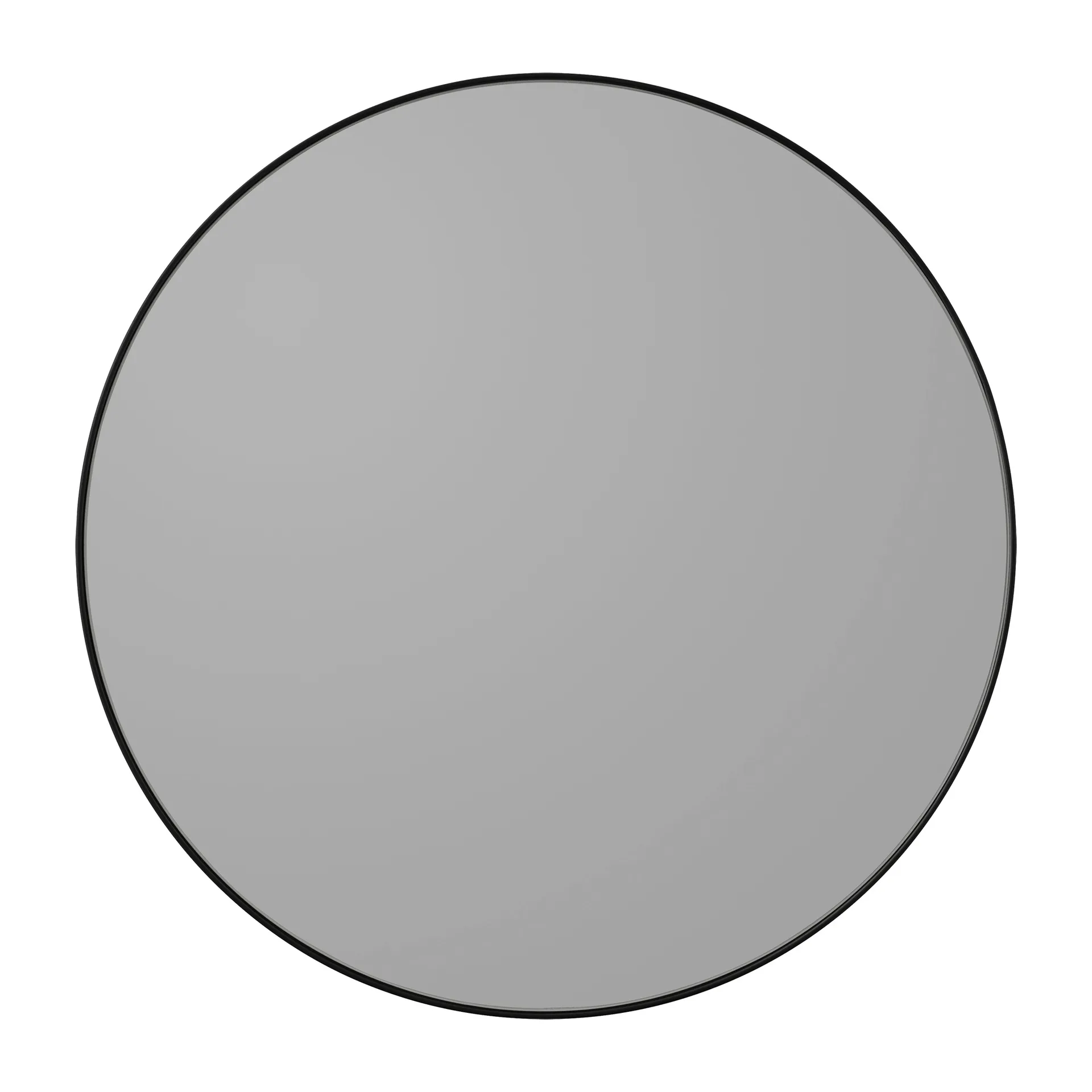 Circum spegel Ø50 cm, Tonat glas-svart AYTM