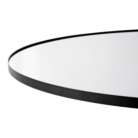Circum spegel small Ø70 cm - klarglas-svart ram - AYTM