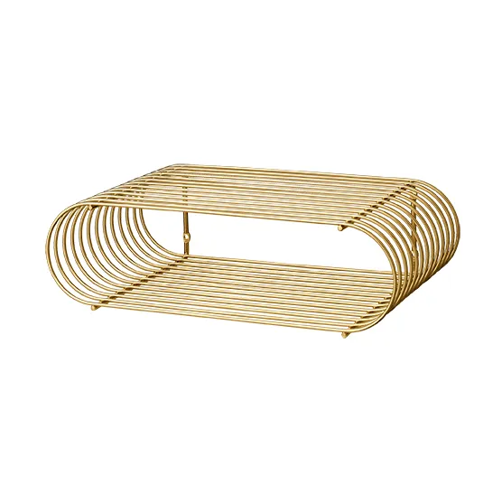 Curva hylla, mässing AYTM