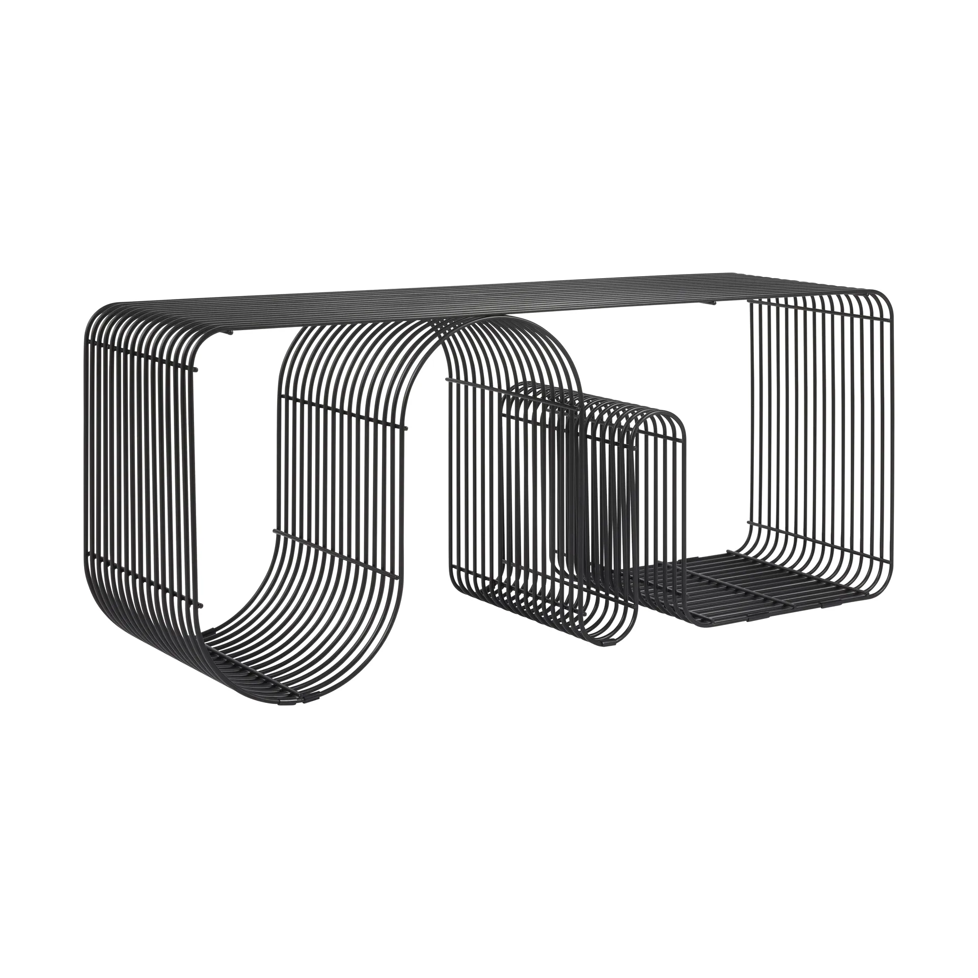 Curva sittbänk 100 cm, Svart AYTM