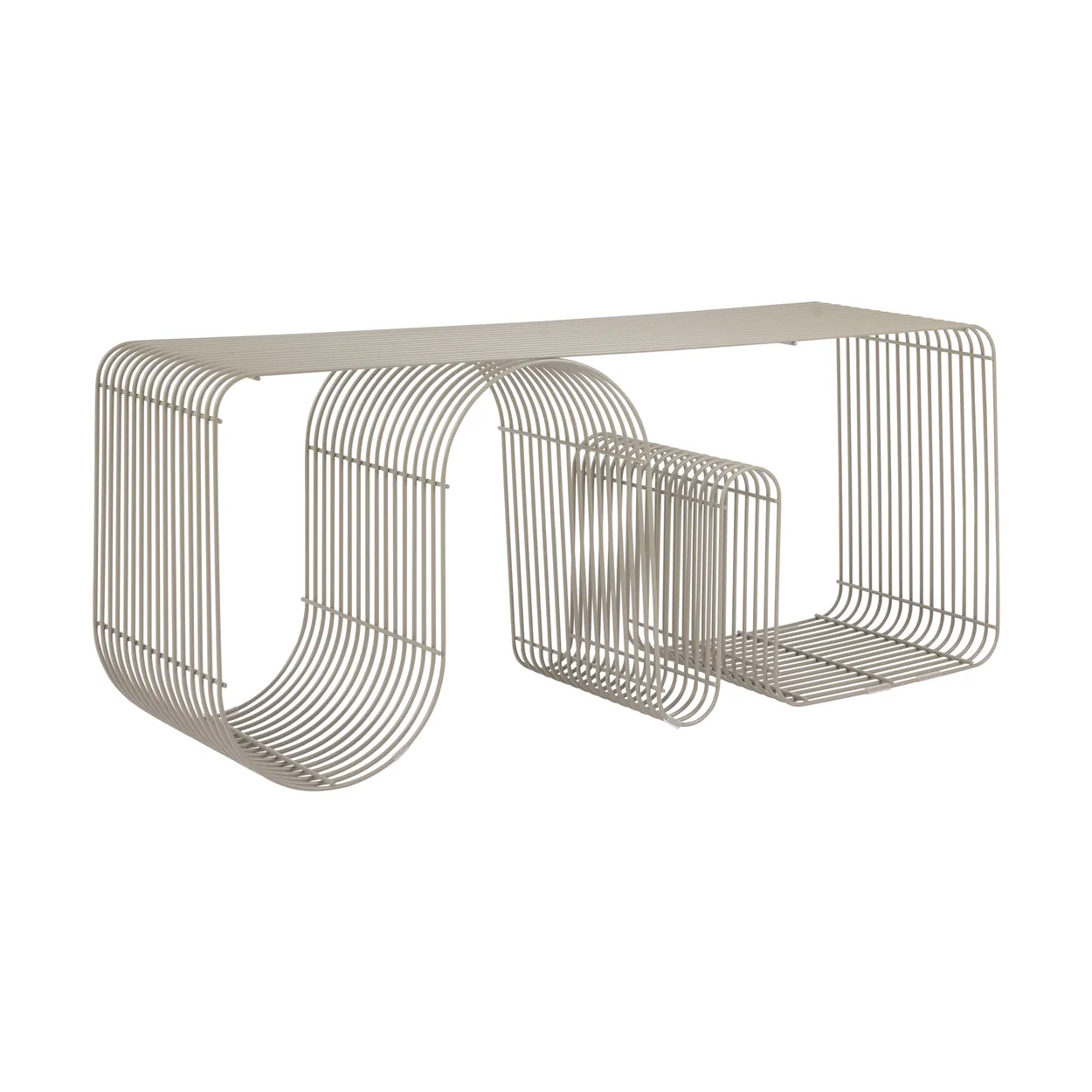 AYTM Curva sittbänk 100 cm Taupe | Skandinavisk Design | Bänkar | Grå