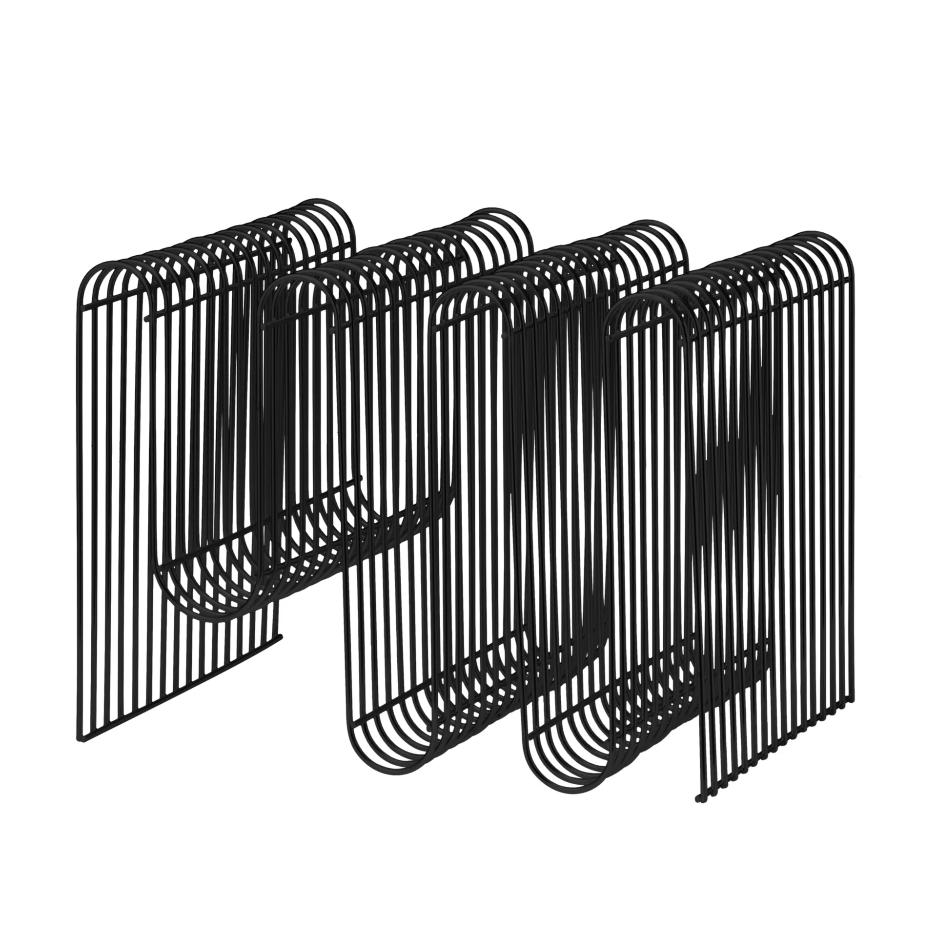 Curva tidningsställ, svart AYTM