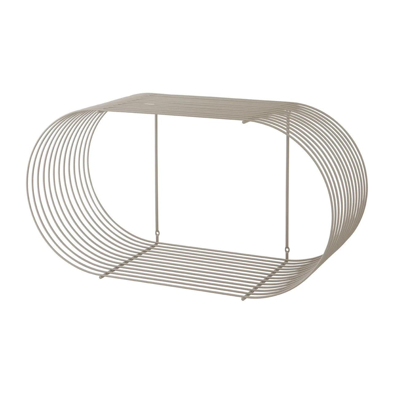 Curva vägghylla, Taupe AYTM