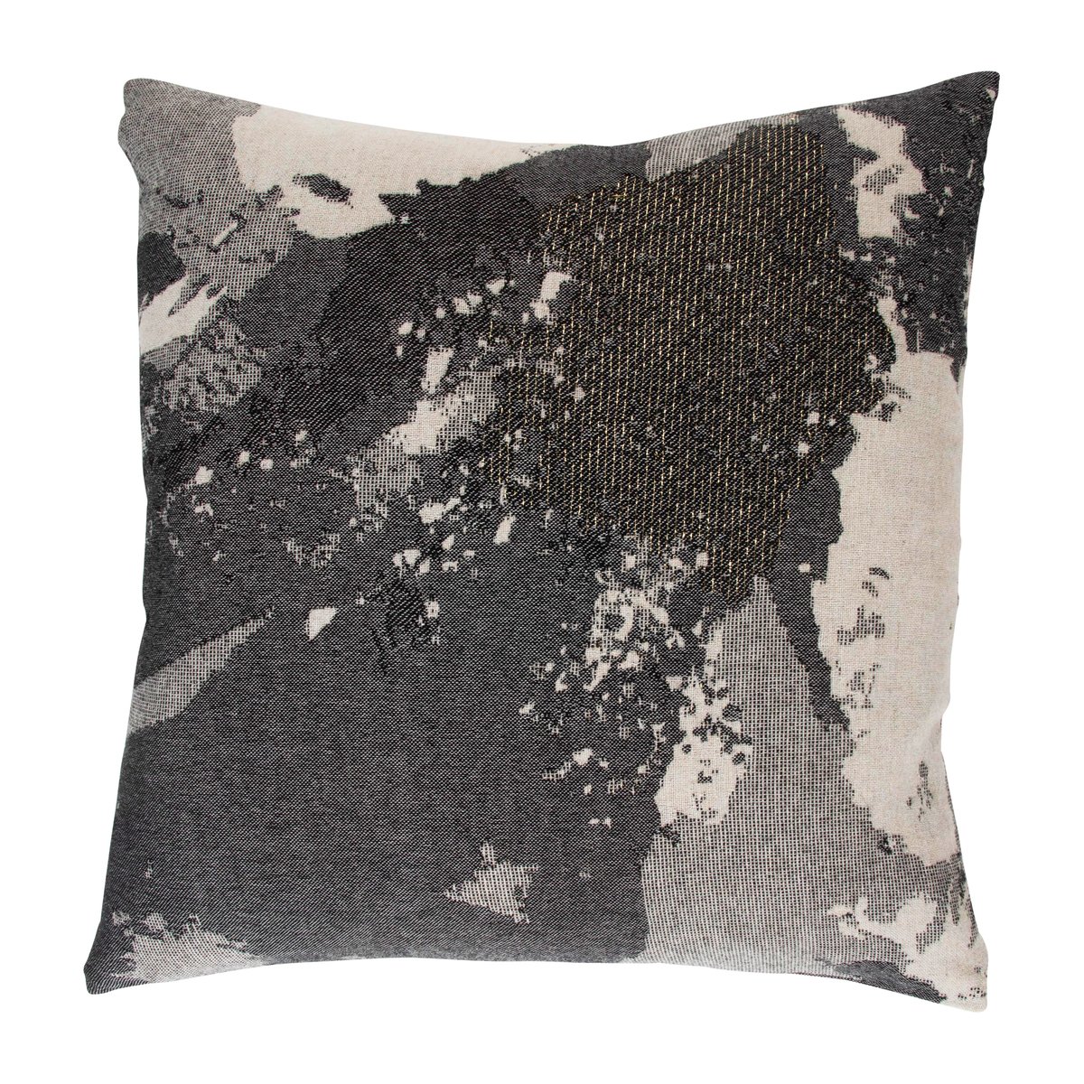 AYTM Floreo kudde 45x45 cm Vit-grå | Skandinavisk Design | Kuddar | Grå