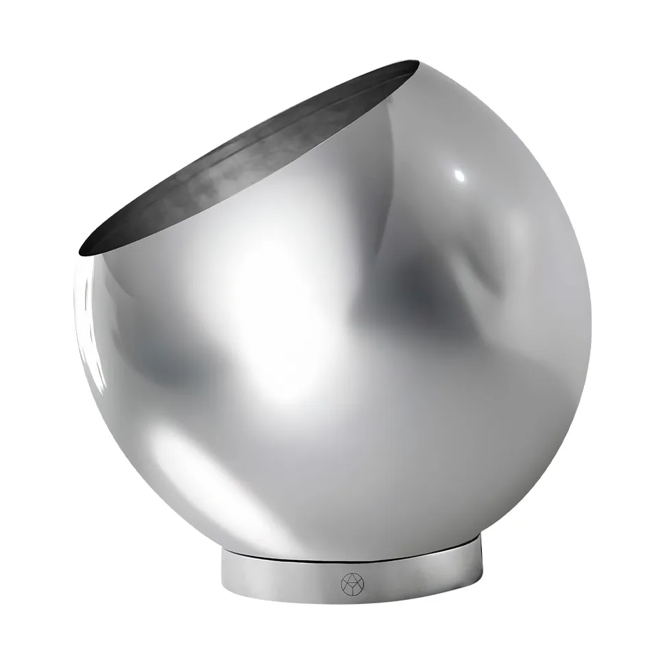 Globe blomkruka Ø17 cm, Silver AYTM