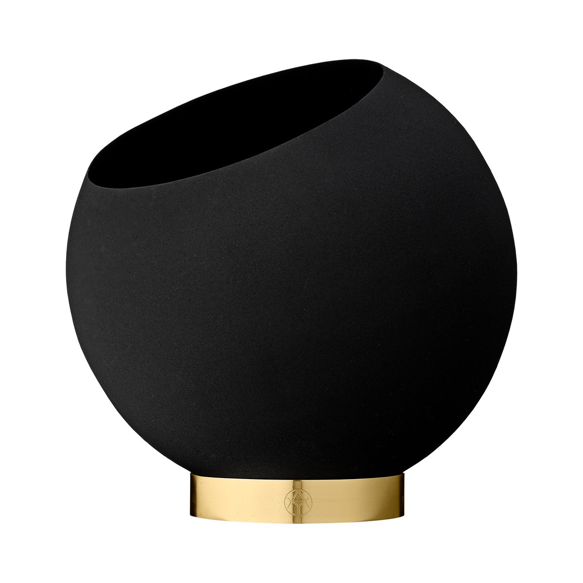 AYTM Globe blomkruka 21 cm Black | Skandinavisk Design | Krukor | Svart