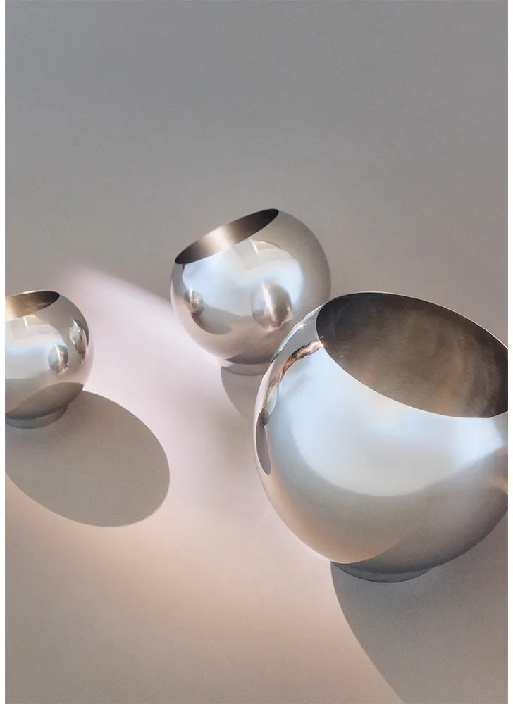 Globe blomkruka Ø37 cm, Silver AYTM