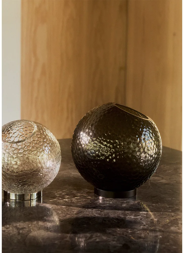 Globe bubbles vas Ø17 cm, Clear AYTM