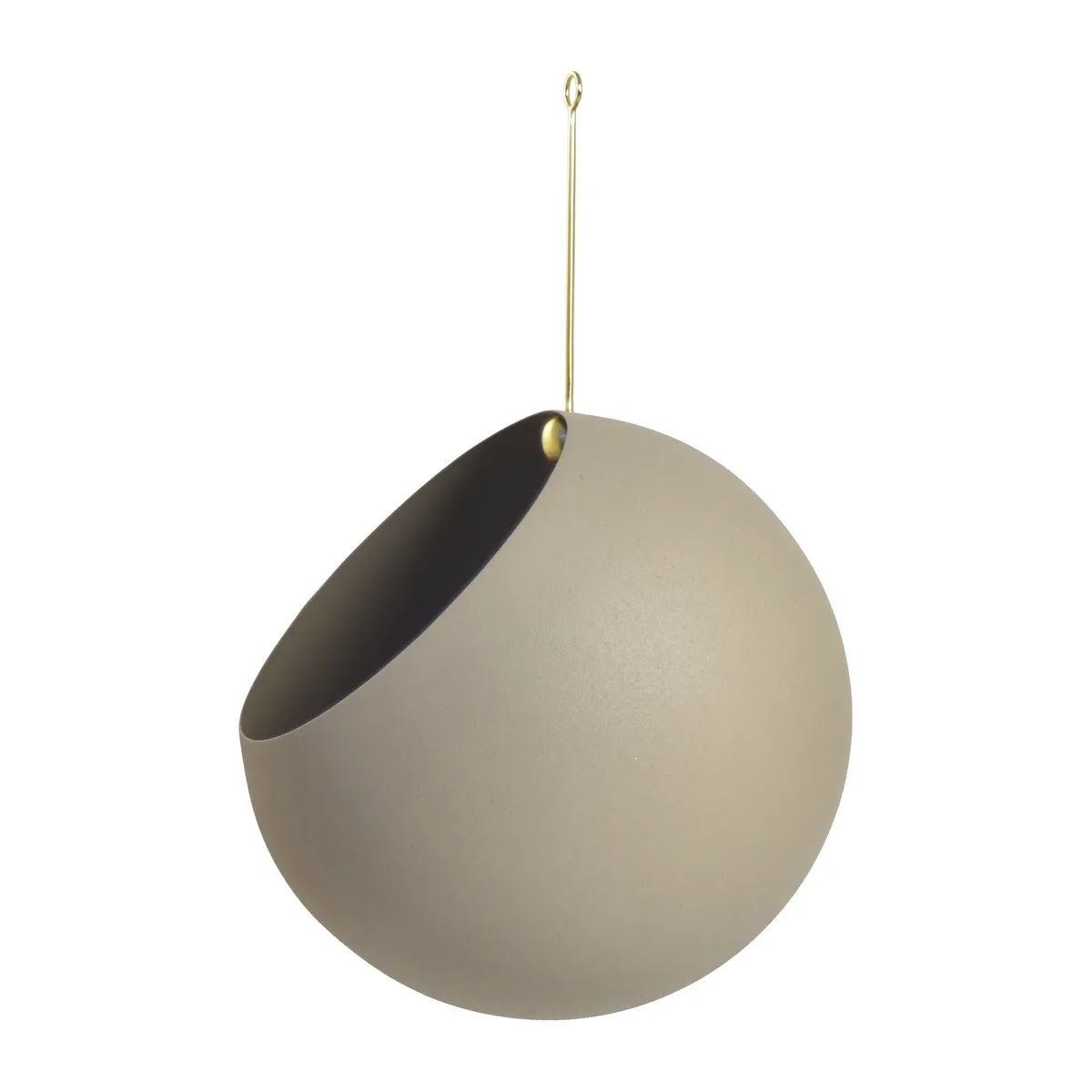 AYTM GLOBE hängande kruka Ø21 cm h32 cm Taupe