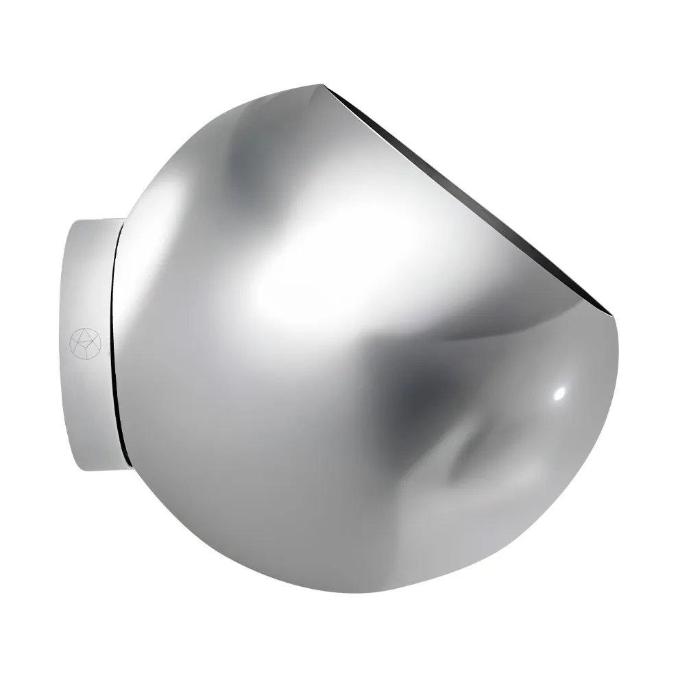 Globe kruka vägg Ø17 cm, Silver AYTM