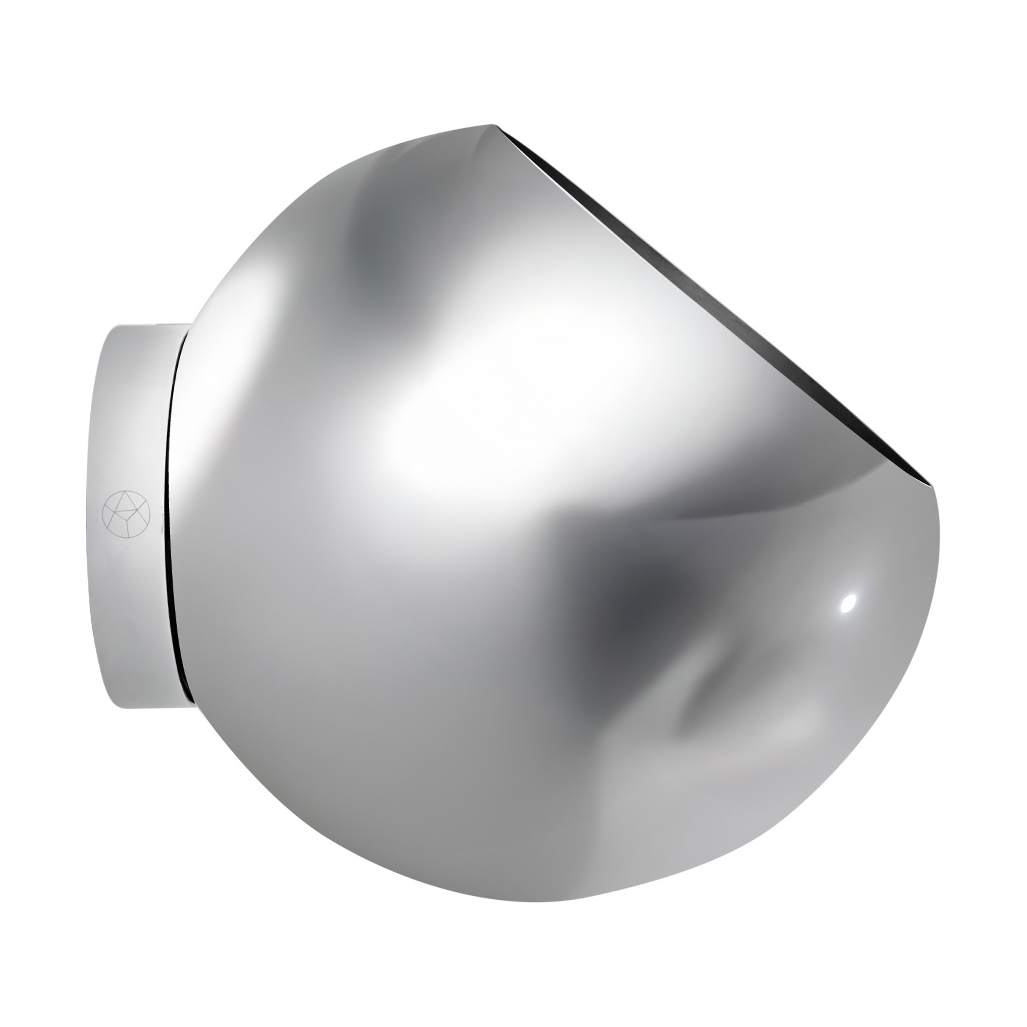 AYTM Globe kruka vägg 21 cm Silver | Skandinavisk Design | Krukor | Silverfärgad