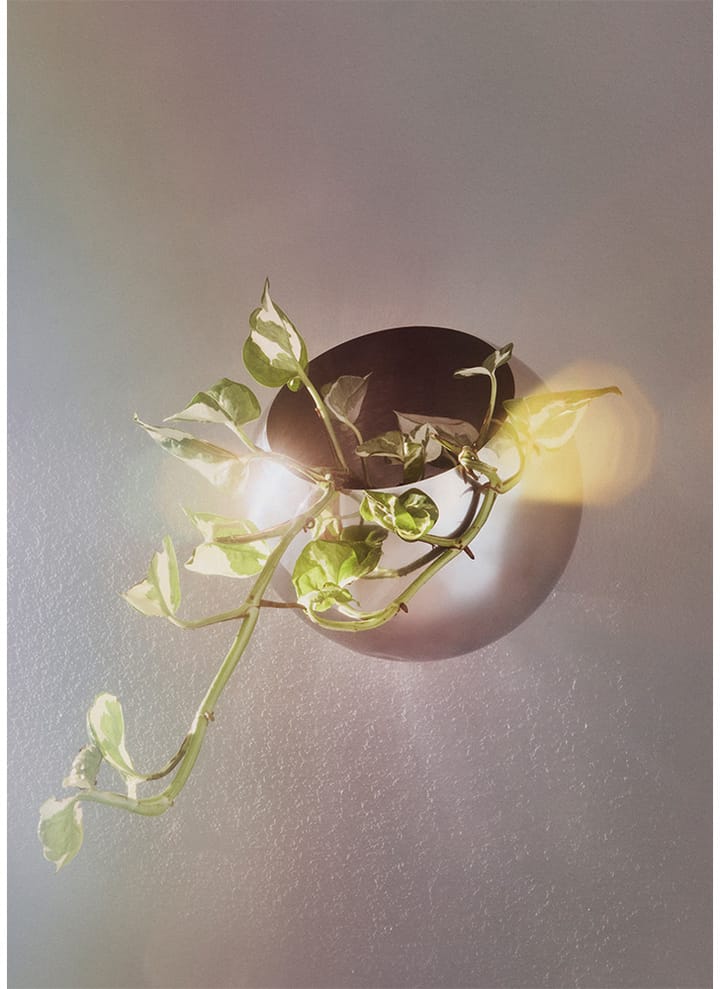 Globe kruka vägg Ø21 cm, Silver AYTM