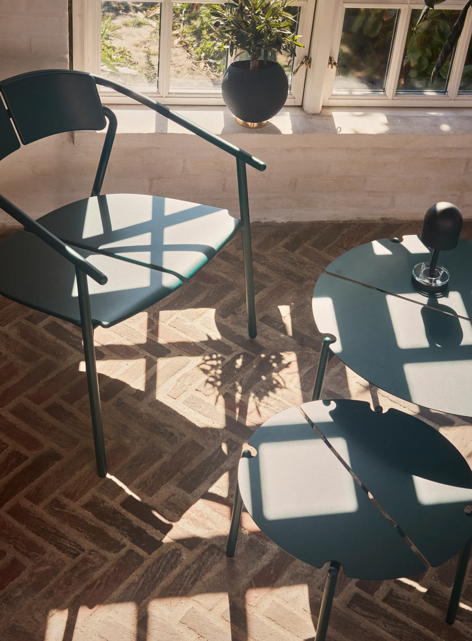 NOVO loungebord Ø70x45 cm, Forest AYTM