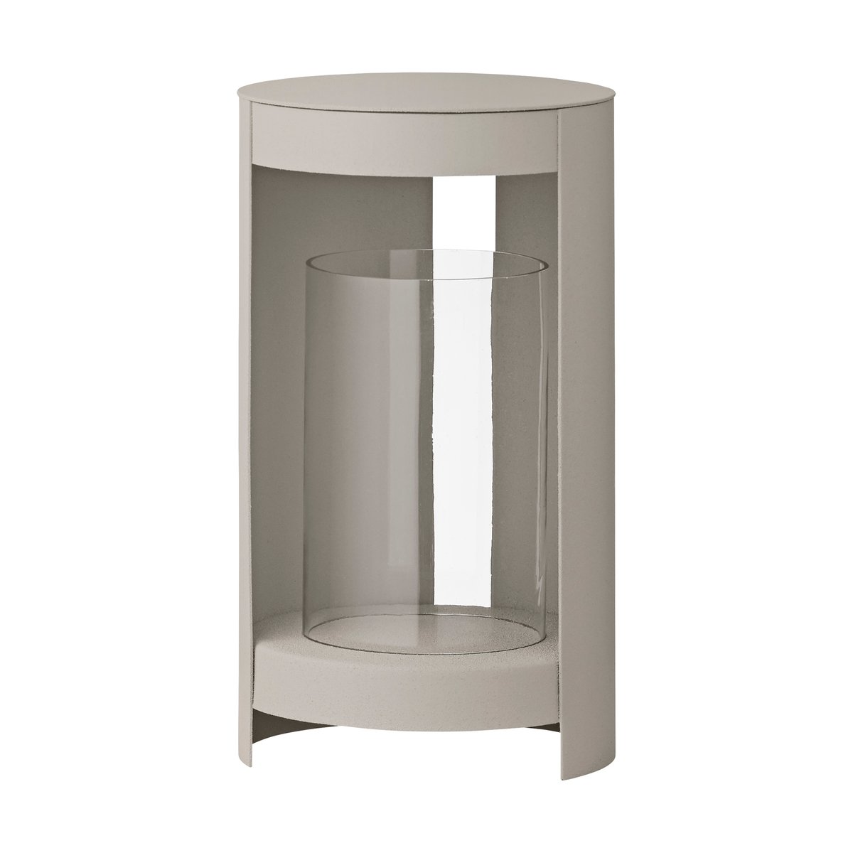 AYTM Ora lanterna lykta 28 cm Taupe | Skandinavisk Design | Ljuslyktor & Ljusfat | Grå