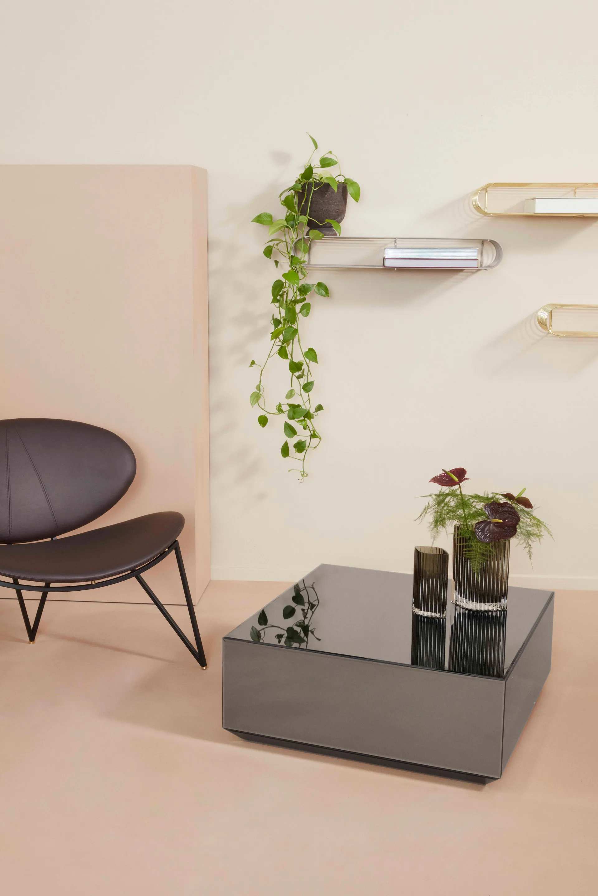 Speculum soffbord 80x80 cm, Svart AYTM