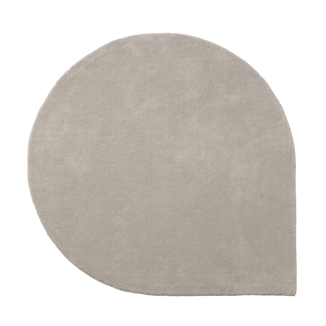 AYTM Stilla matta 160x130 cm Taupe | Skandinavisk Design | Ullmattor | Grå