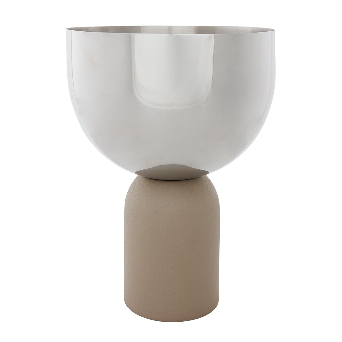 AYTM Torus kruka 17 cm Silver-taupe | Skandinavisk Design | Krukor | Beige