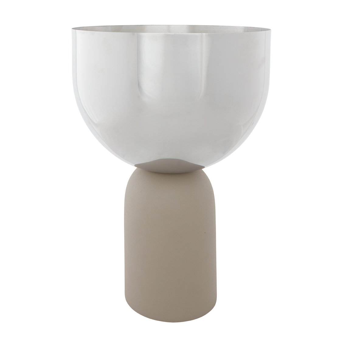 AYTM Torus kruka 22 cm Silver-taupe | Skandinavisk Design | Krukor | Beige
