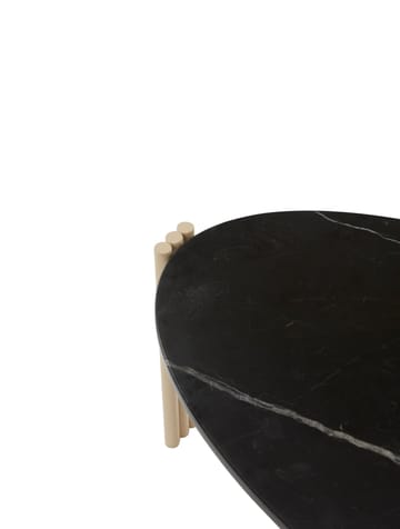 Tribus soffbord oval 92,4x47,6x35 cm - Light Sand-black - AYTM