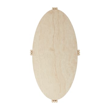 Tribus soffbord oval 92,4x47,6x35 cm - Light Sand-Travertine - AYTM