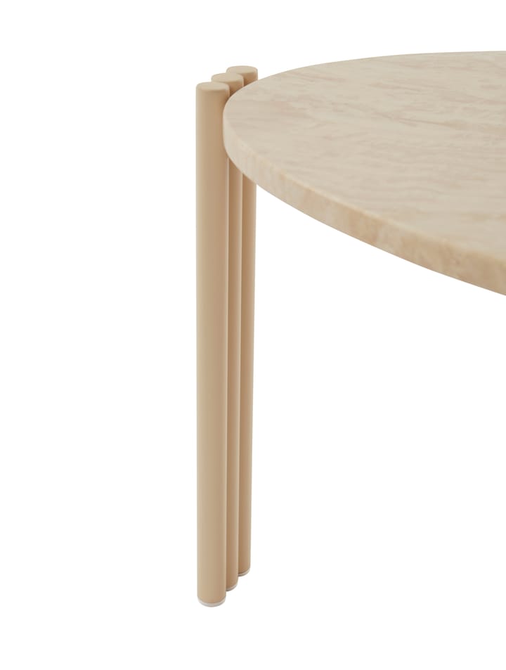 Tribus soffbord oval 92,4x47,6x35 cm, Light Sand-Travertine AYTM