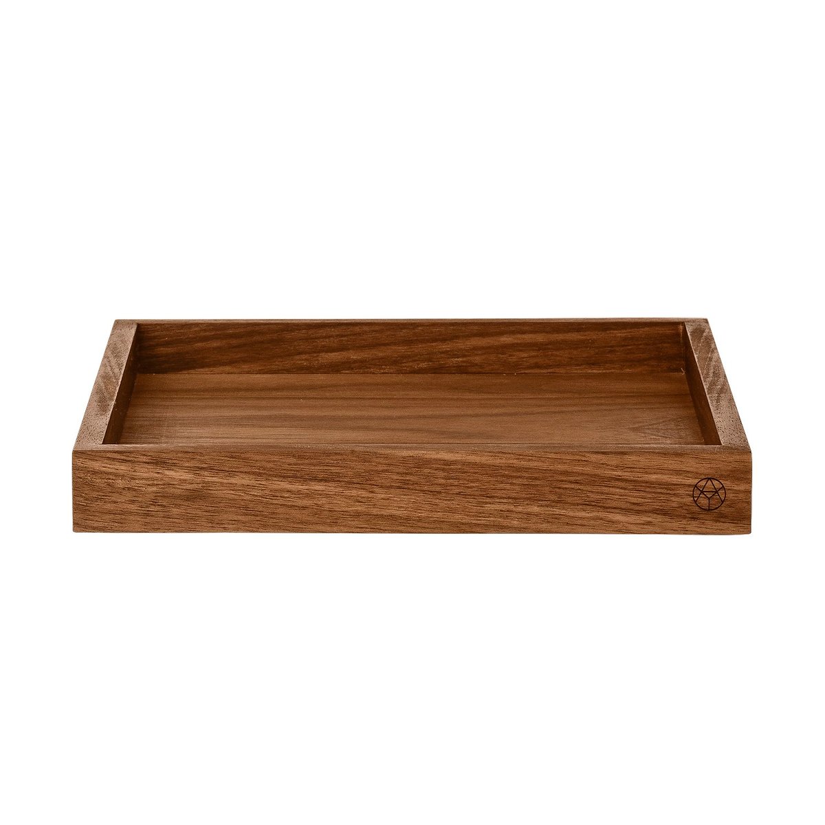 AYTM Unity square bricka valnöt liten | Skandinavisk Design | Brickor | Brun