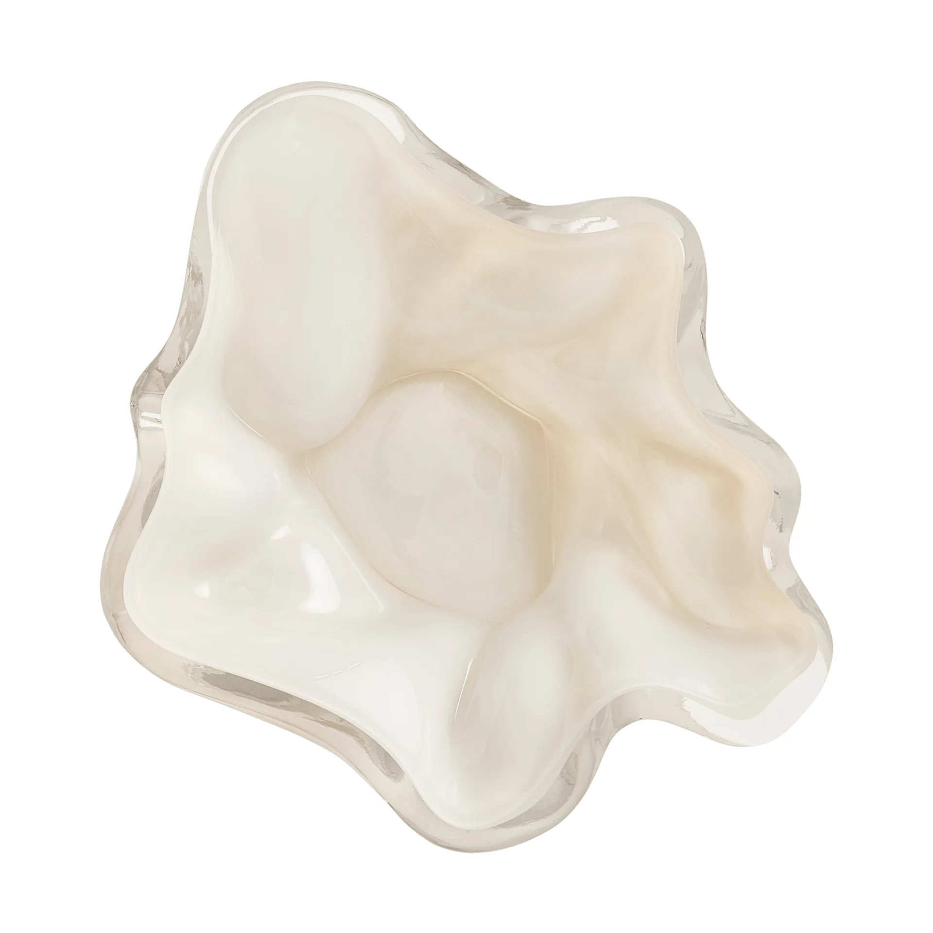 Vena dekorationsskål, Dark cream AYTM