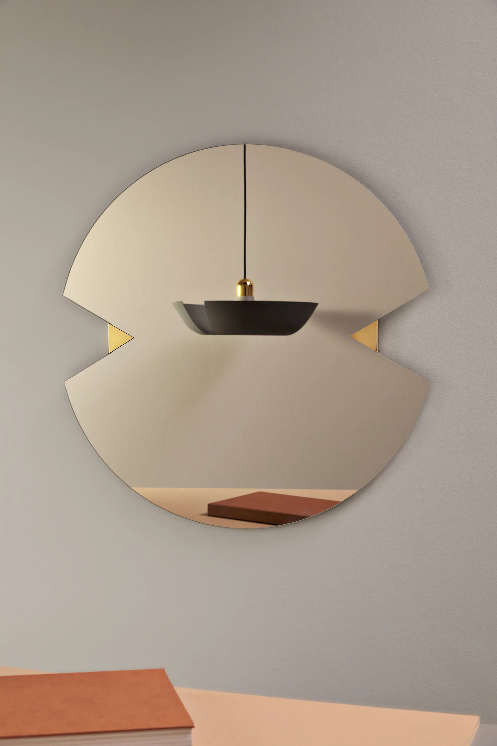 Verto spegel Ø70 cm, Svart AYTM