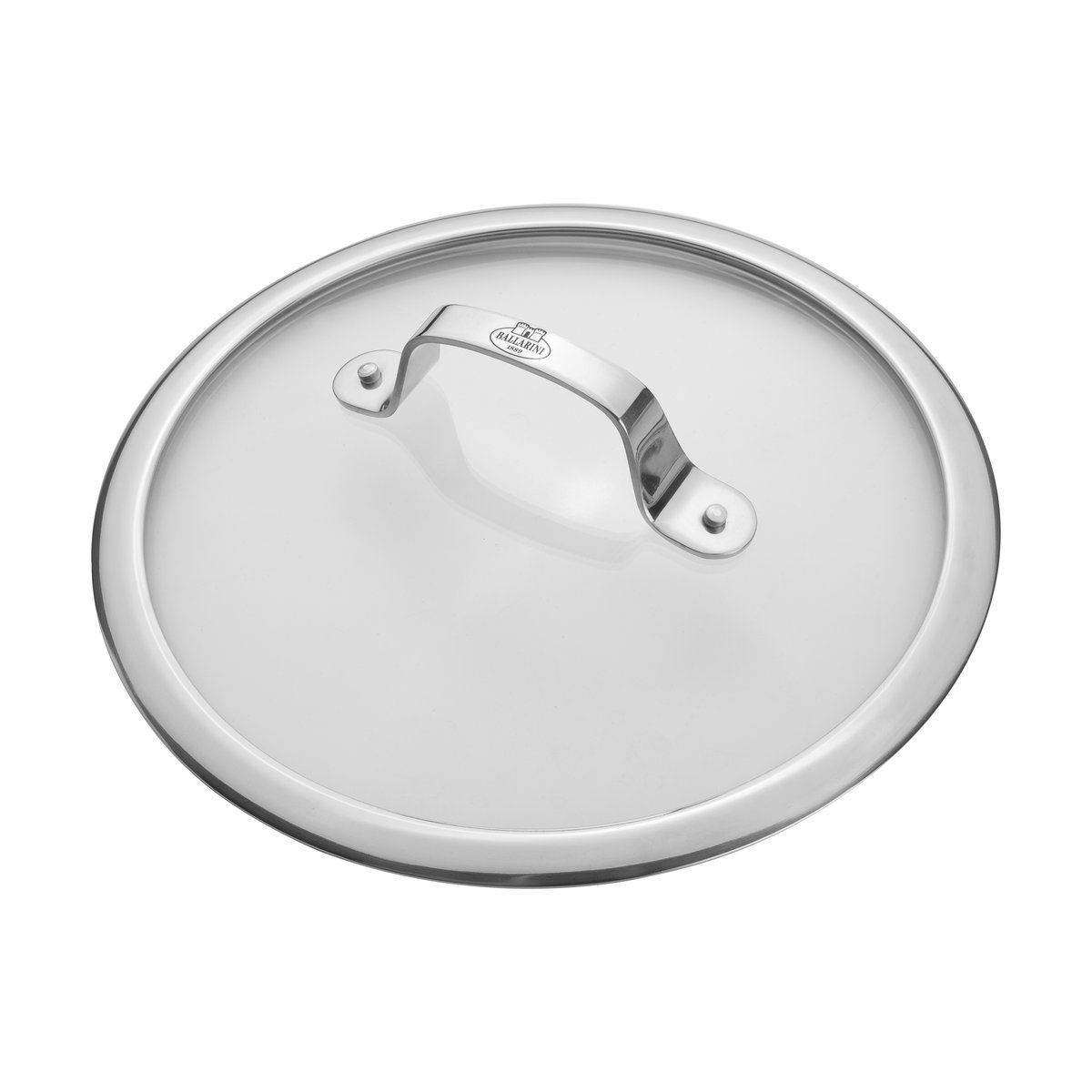 Ballarini glaslock rostfritt handtag 24 cm | Skandinavisk Design | Lock & Tillbehör | Transparent