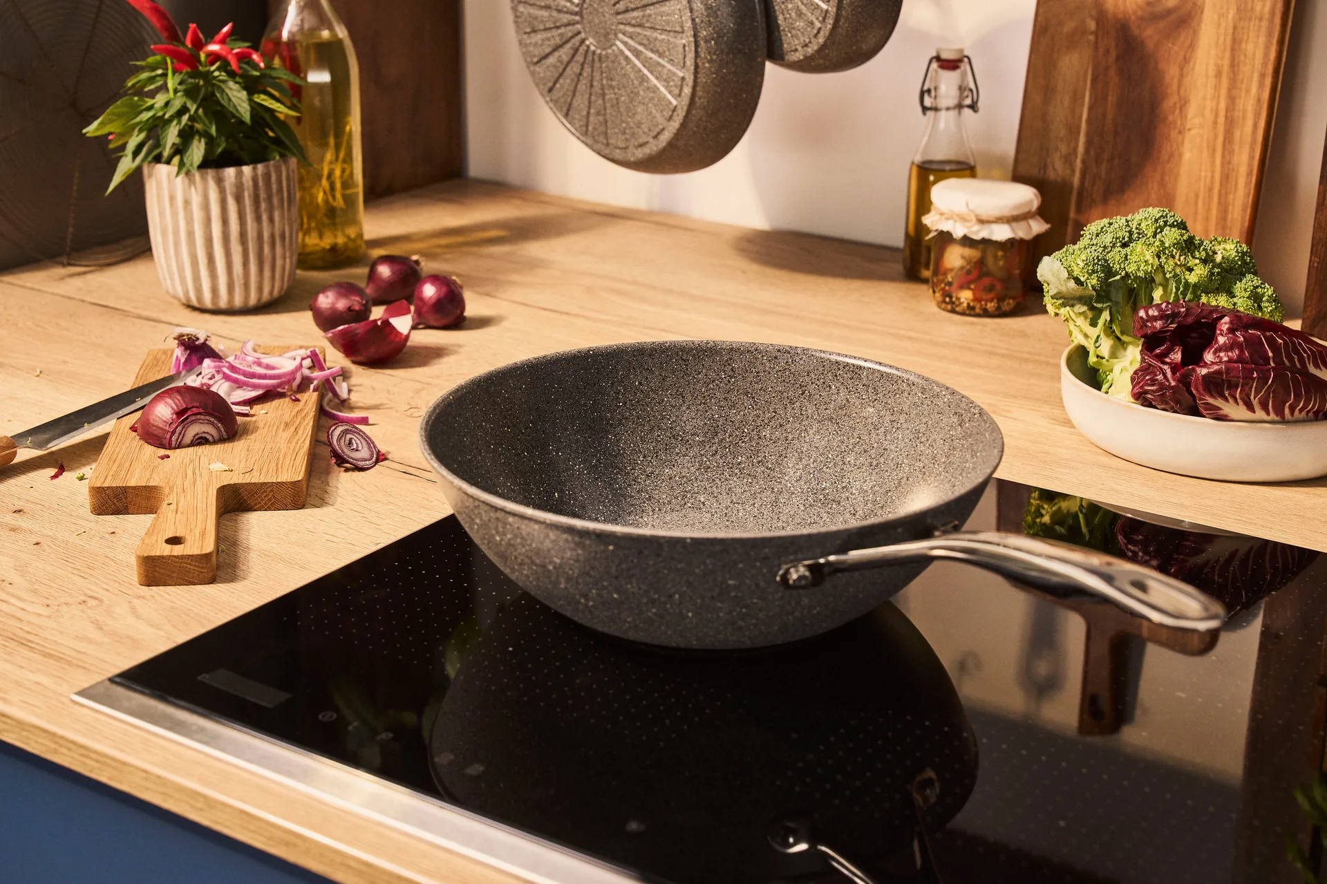 Ballarini Salina Ceramic Granit keramisk wok, 30 cm Ballarini