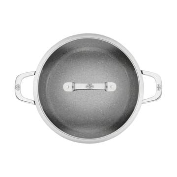 Salina Ceramic Granit serveringspanna med glaslock - 28 cm - Ballarini