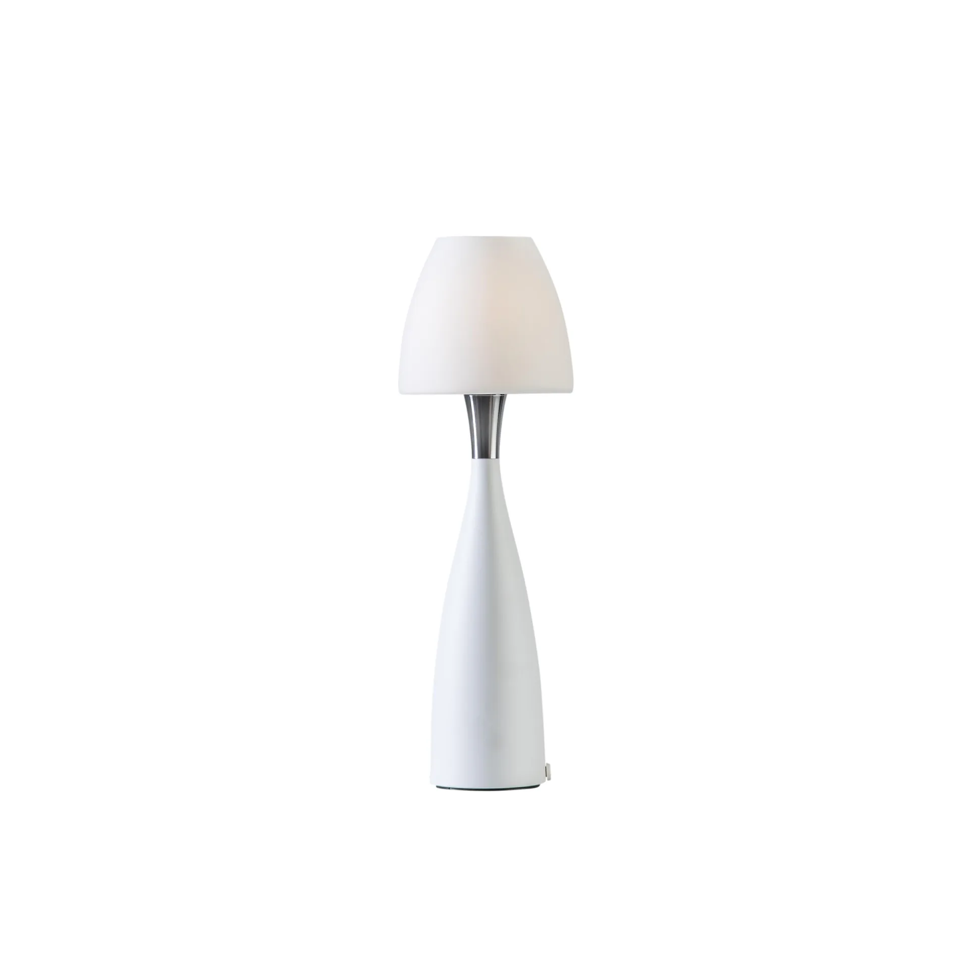 Anemon bordslampa, liten, vit opal Belid