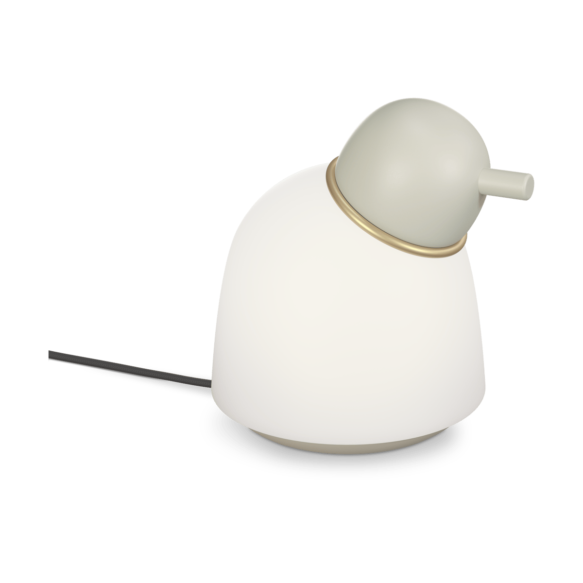 Belid Bird bordslampa 21,5 cm Sand-mässing-opalglas