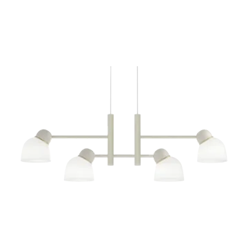 Bird pendel 119,3 cm - Sand-mässing-opalglas - Belid