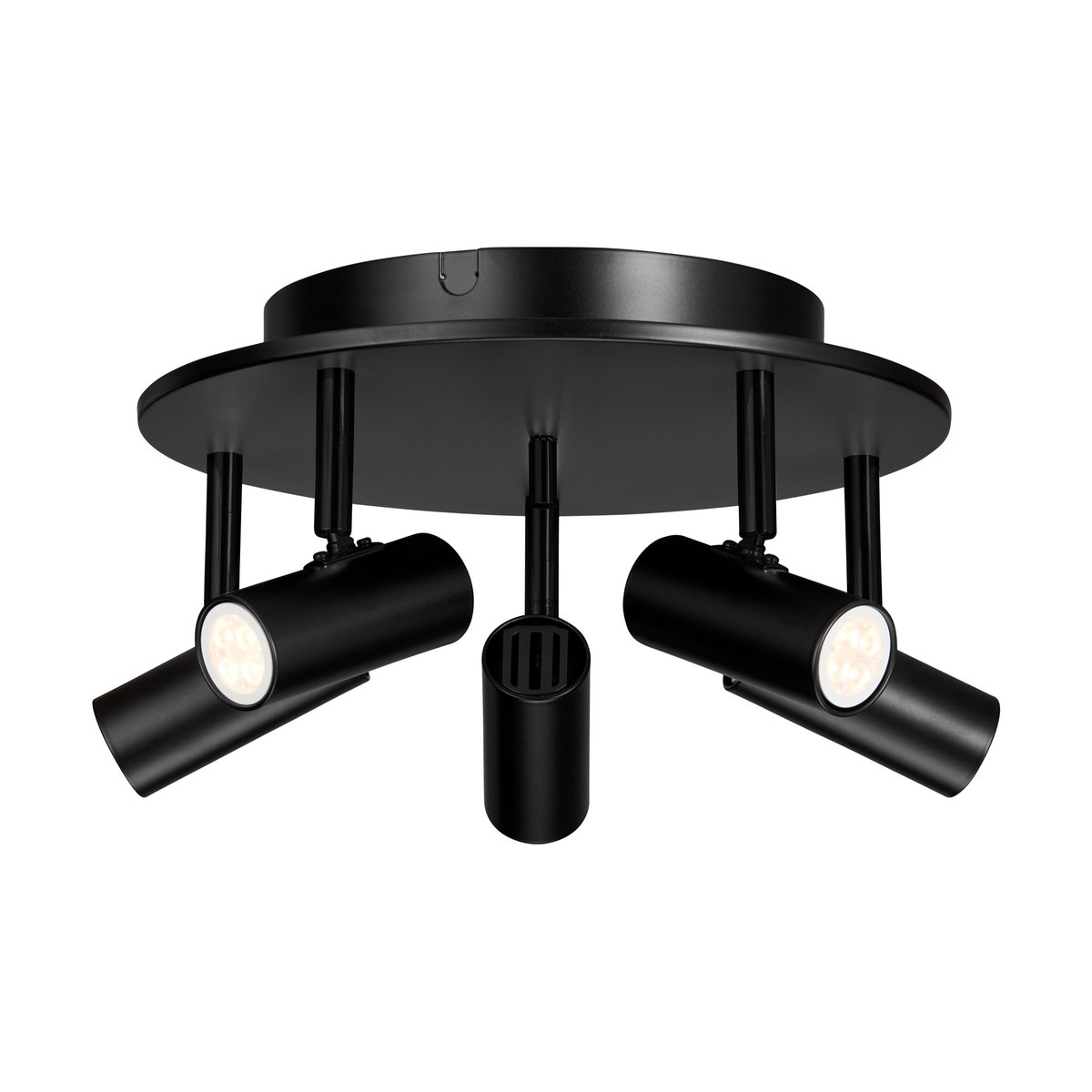 Belid Cato rund takspotlight 5 Mattsvart | Skandinavisk Design | Bordslampor | Svart