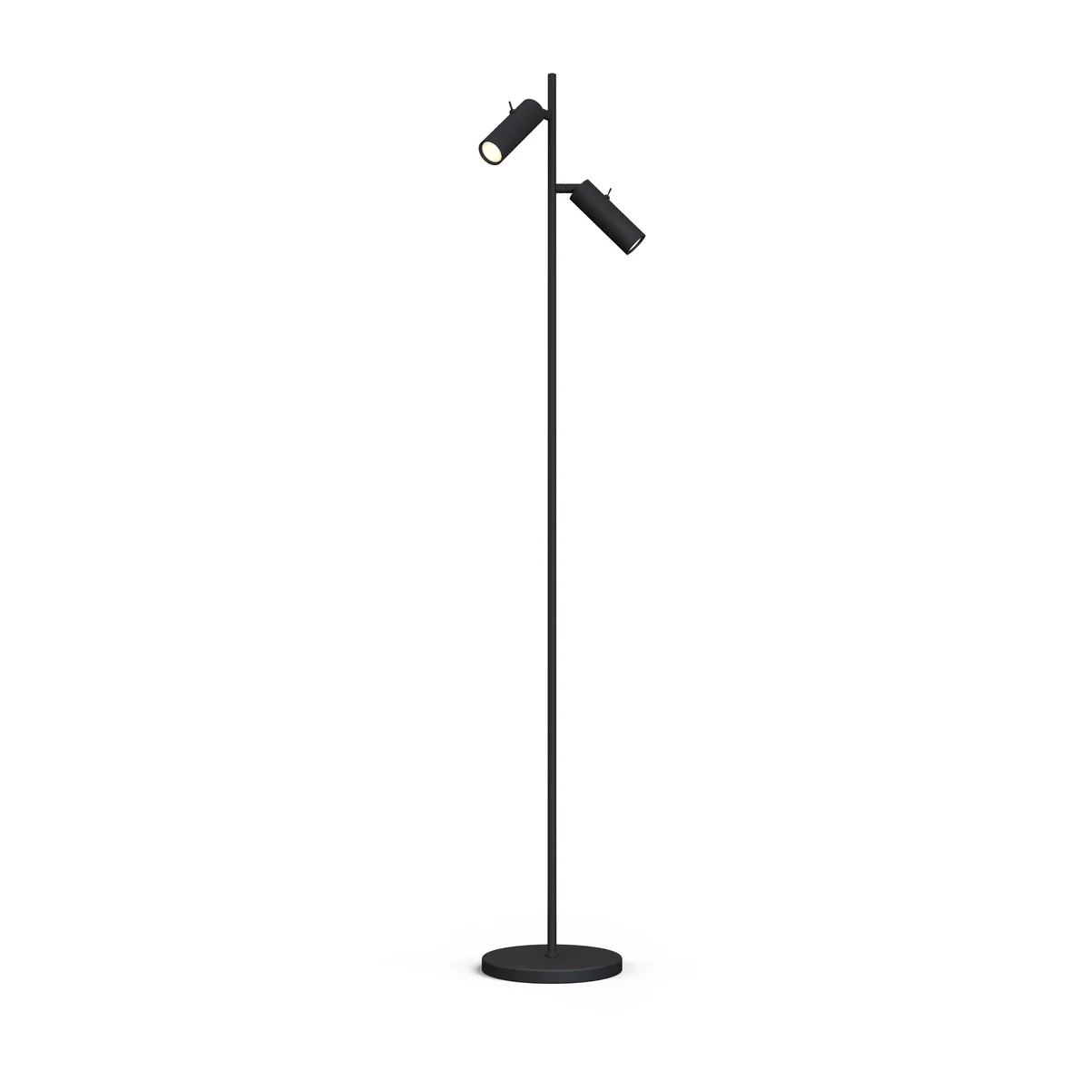 Belid Cato Slim golvlampa dubbel Mattsvart-LED