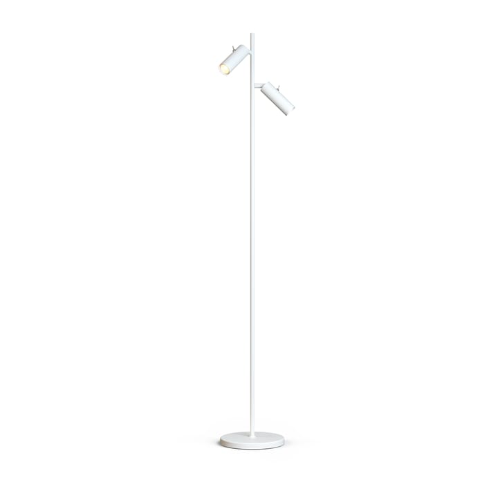 Cato Slim golvlampa dubbel - Mattvit-LED - Belid