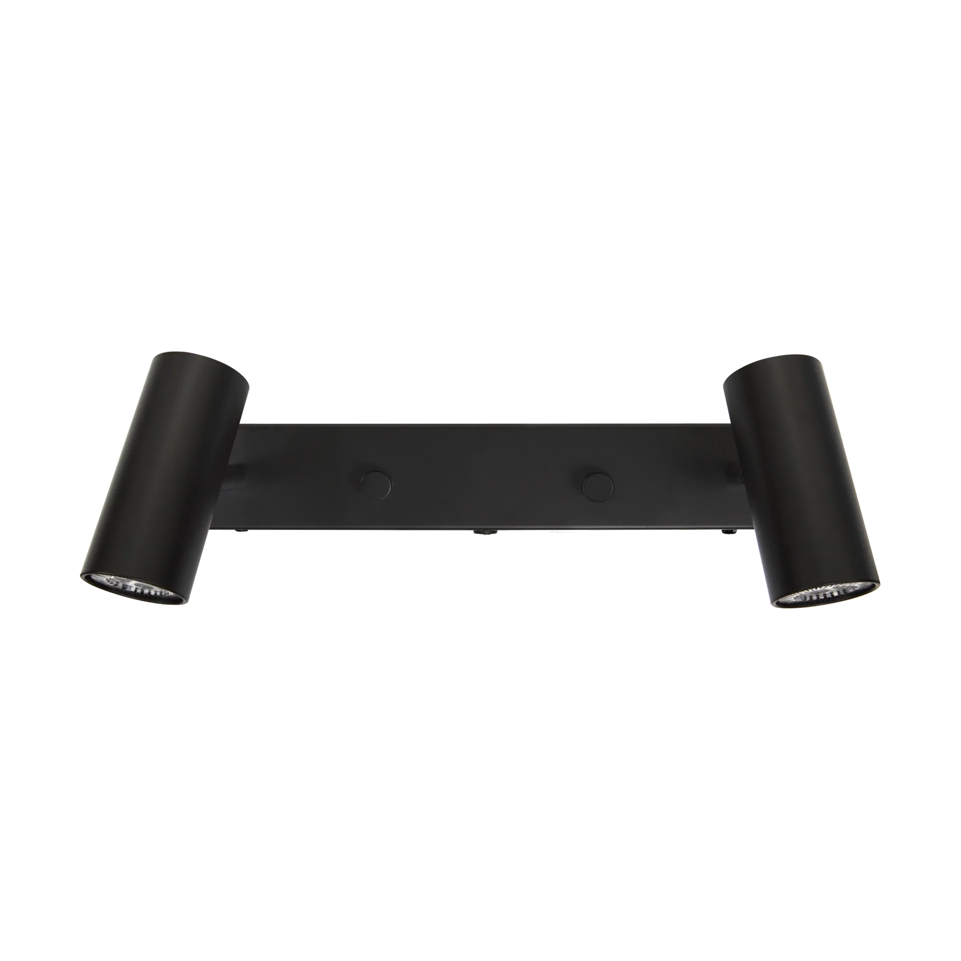 Cato vägglampa, dubbel, Mattsvart Belid