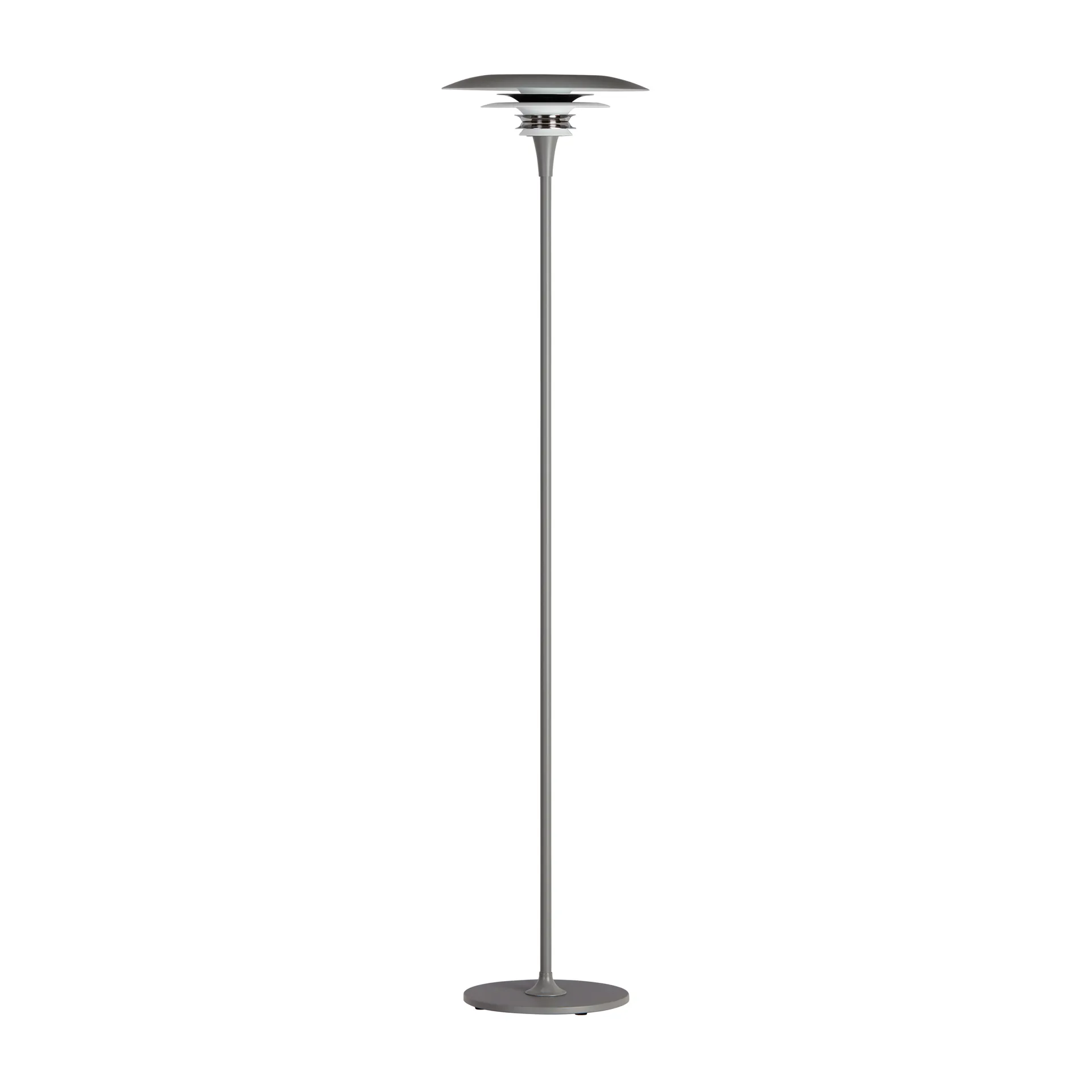 Diablo golvlampa Ø30 cm, Grå-blanksvart Belid