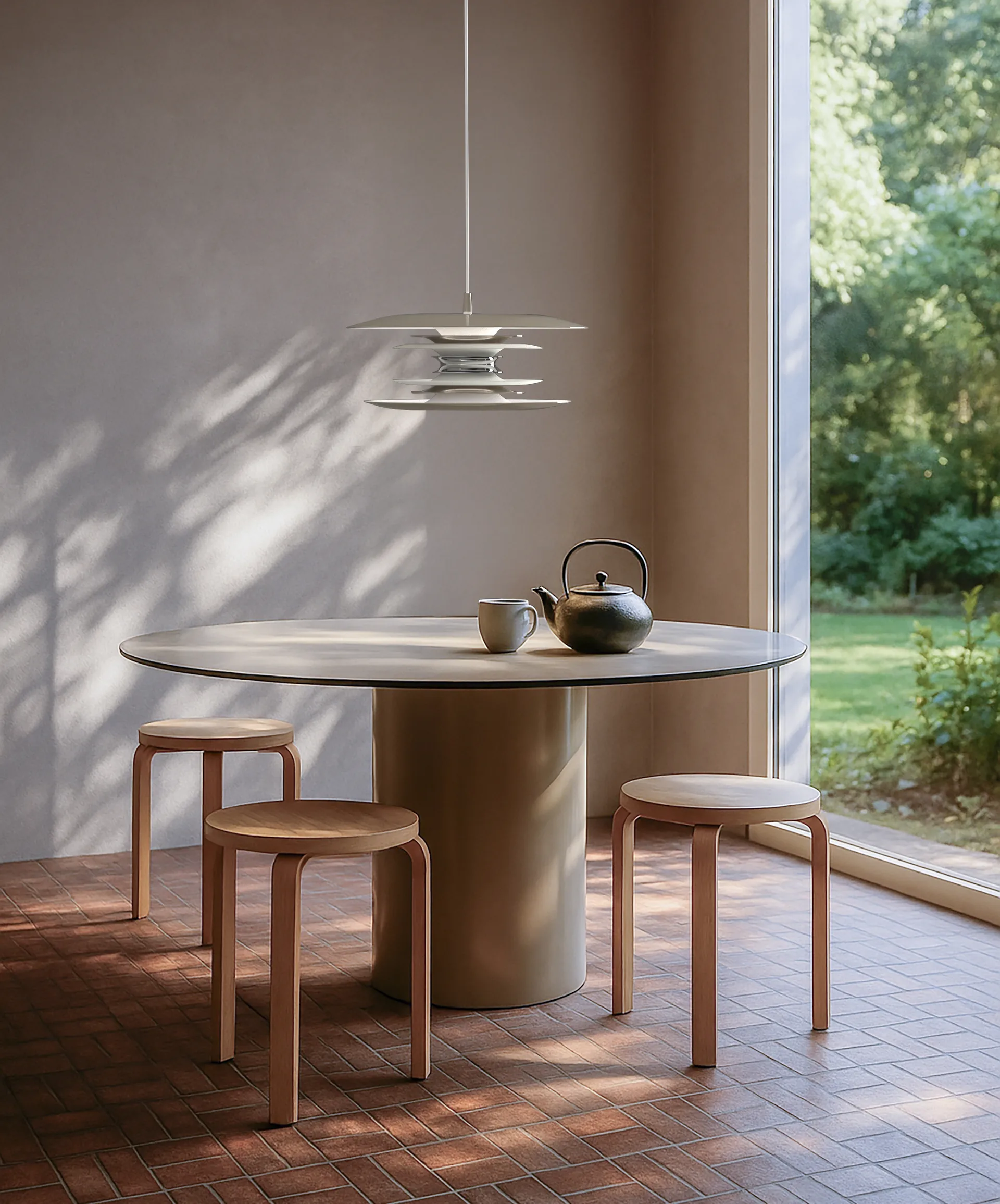 Diablo taklampa Ø50 cm, Soft greige Belid