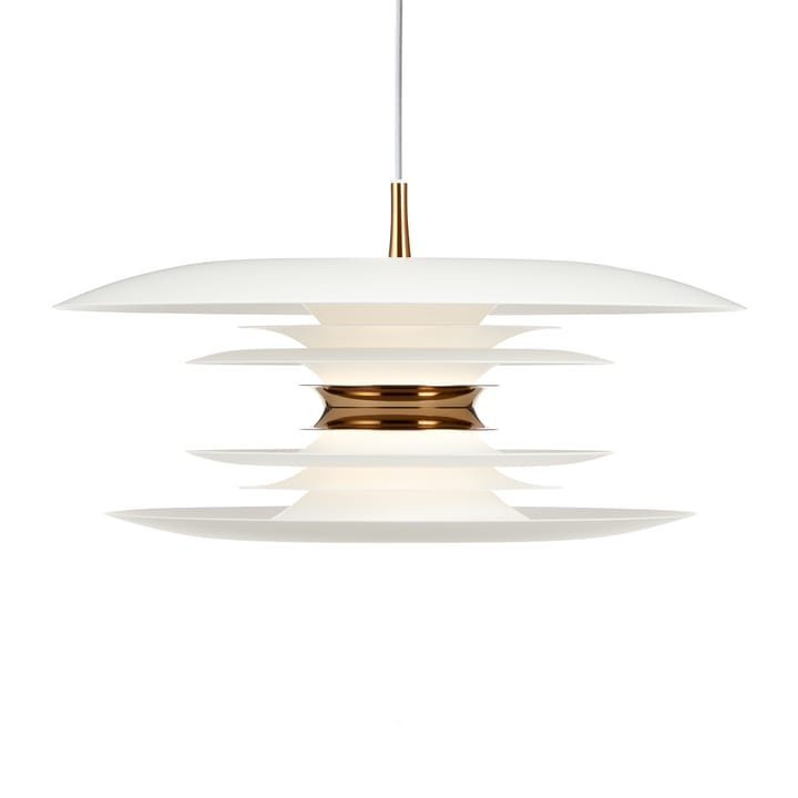 Diablo taklampa Ø50cm - Vit-mässing - Belid