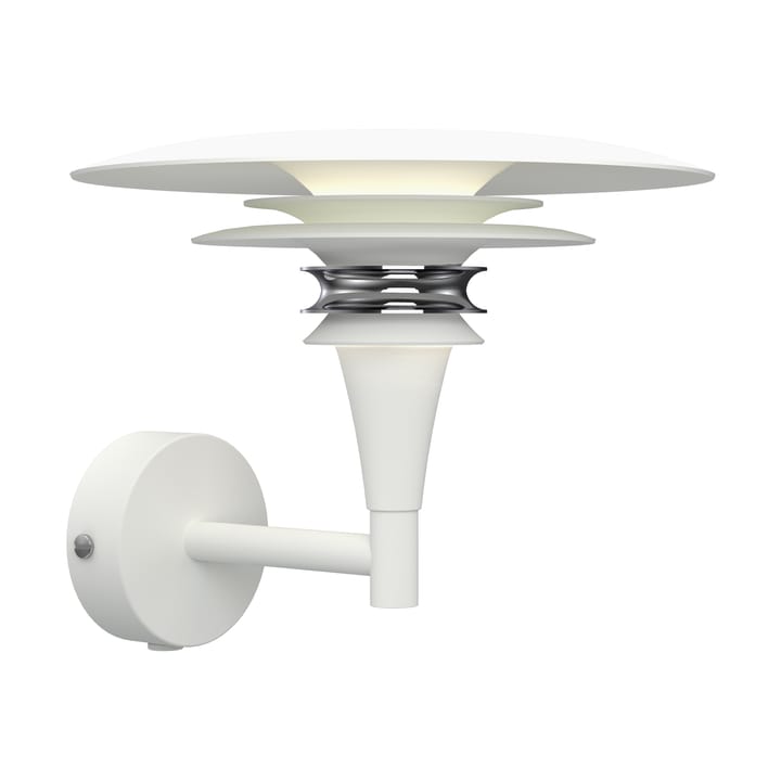 Diablo vägglampa Ø20 cm - Mattvit-krom - Belid